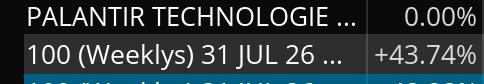 PLTR trade result